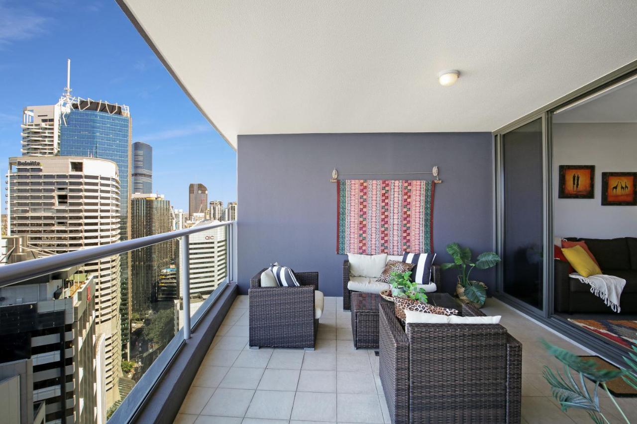 African Escape On Level 38 - Balcony With Views 브리즈번 외부 사진